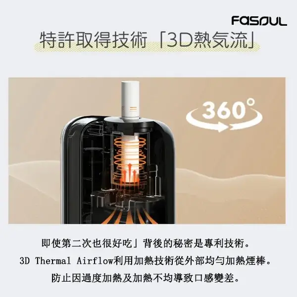 【紅色正品現貨】Fasoul Q1 二回機 IQOS ILUMA加熱煙主機 完美兼容TEREA 煙彈 一根煙抽兩次 省錢又過癮:圖片 2