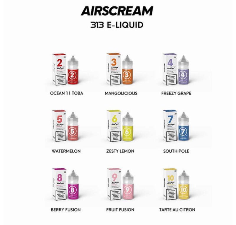 Airscream 汽泡 313 系列數字煙油|30ML 小煙專用 |英國原裝:圖片 2