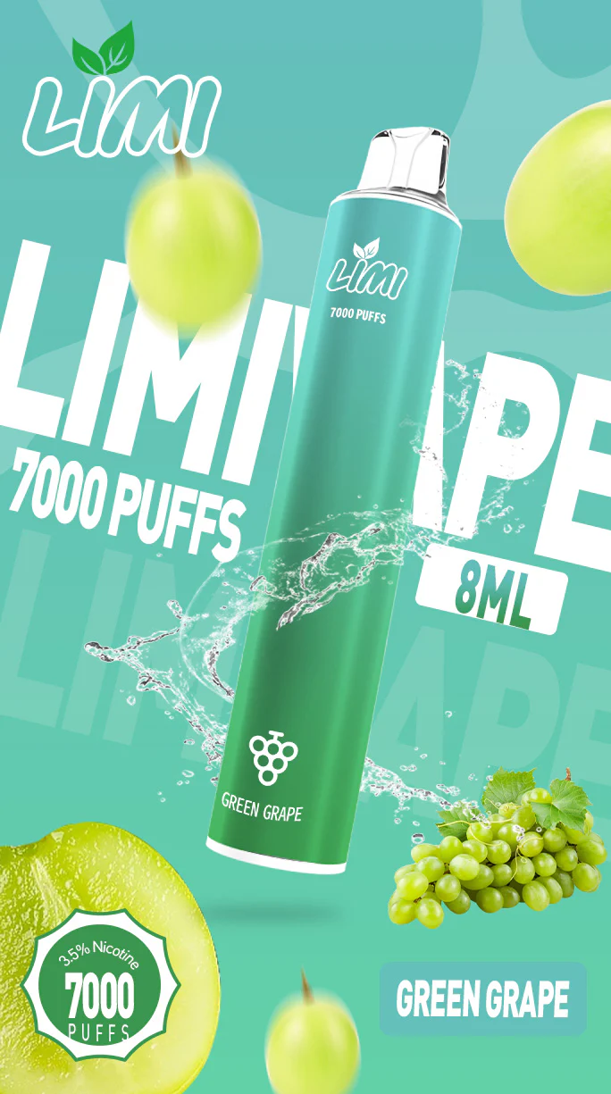 LIMI 7000 Puffs 拋棄式電子煙|智能氣動感應 即吸即用:圖片 2