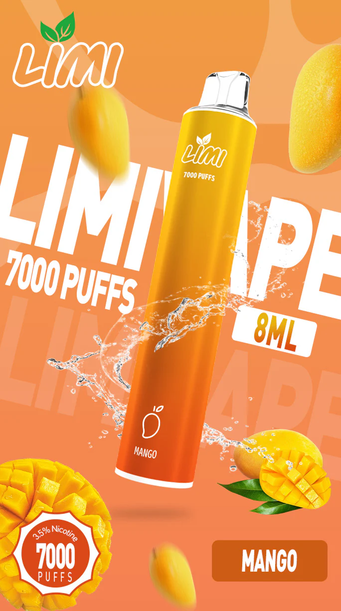 LIMI 7000 Puffs 拋棄式電子煙|智能氣動感應 即吸即用:圖片 9