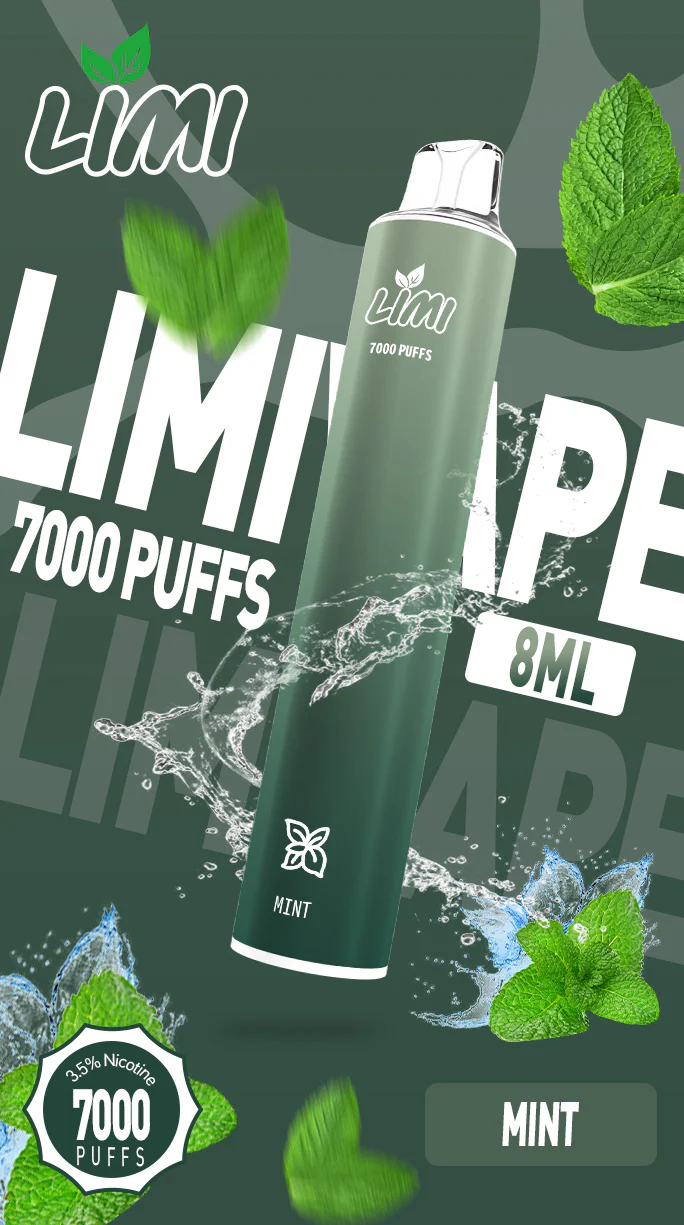 LIMI 7000 Puffs 拋棄式電子煙|智能氣動感應 即吸即用:圖片 3