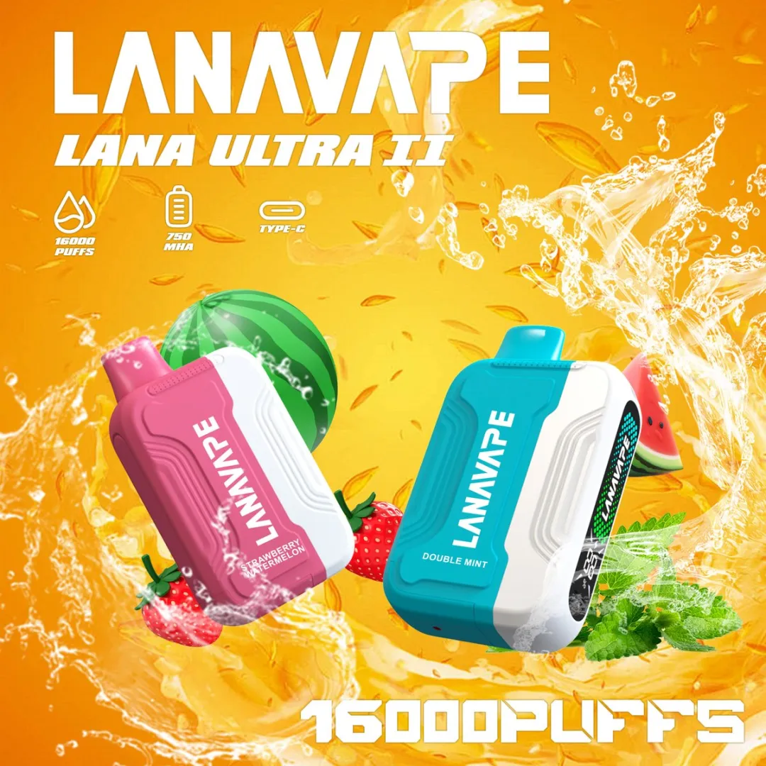 LANA 16000口 拋棄式電子煙|Ultra II 磁吸換彈款|買三盒送主機