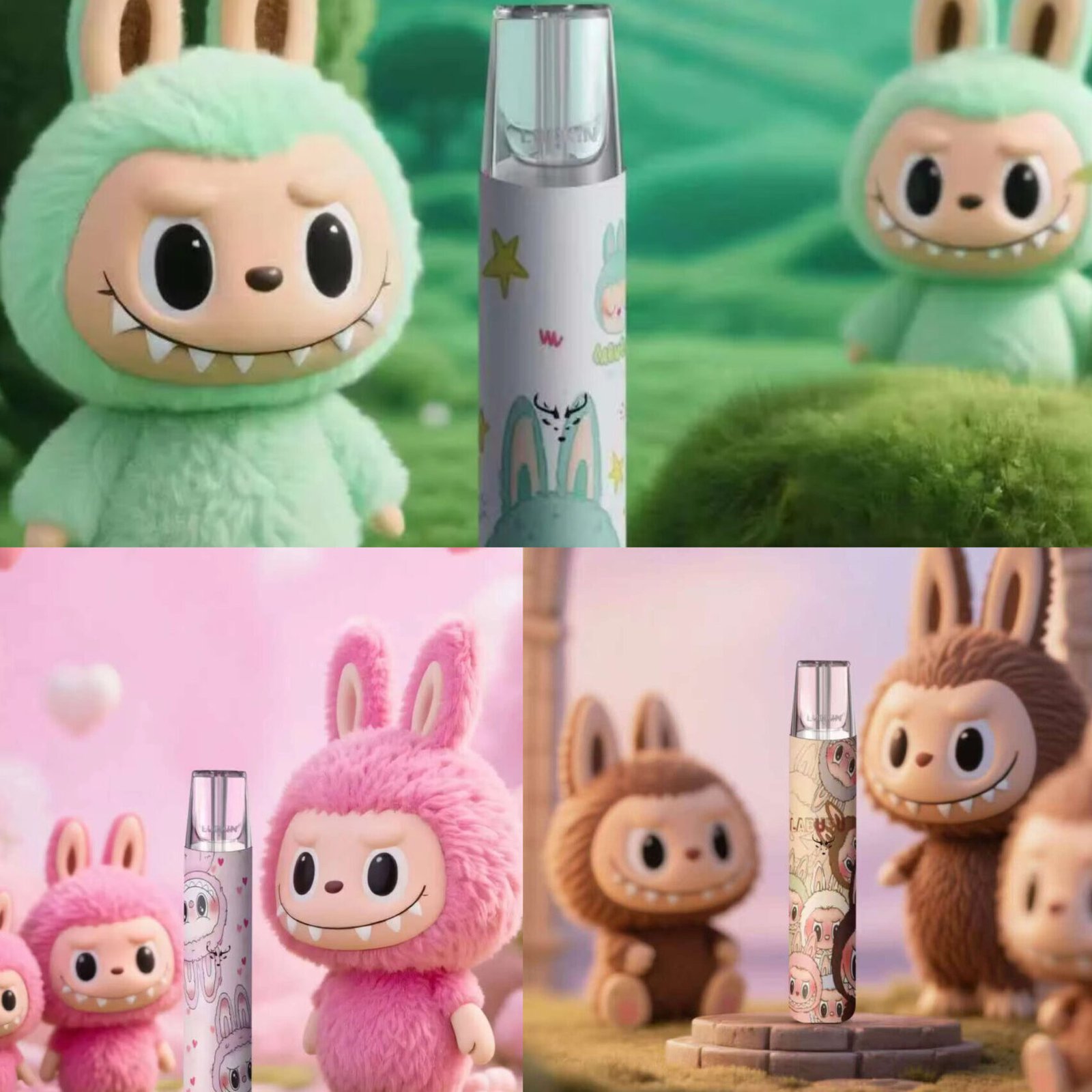 幸運主機 LUCKIN卡通系列|拉布布・彌豆子・小叮当新款外型即風格・辨識度爆表